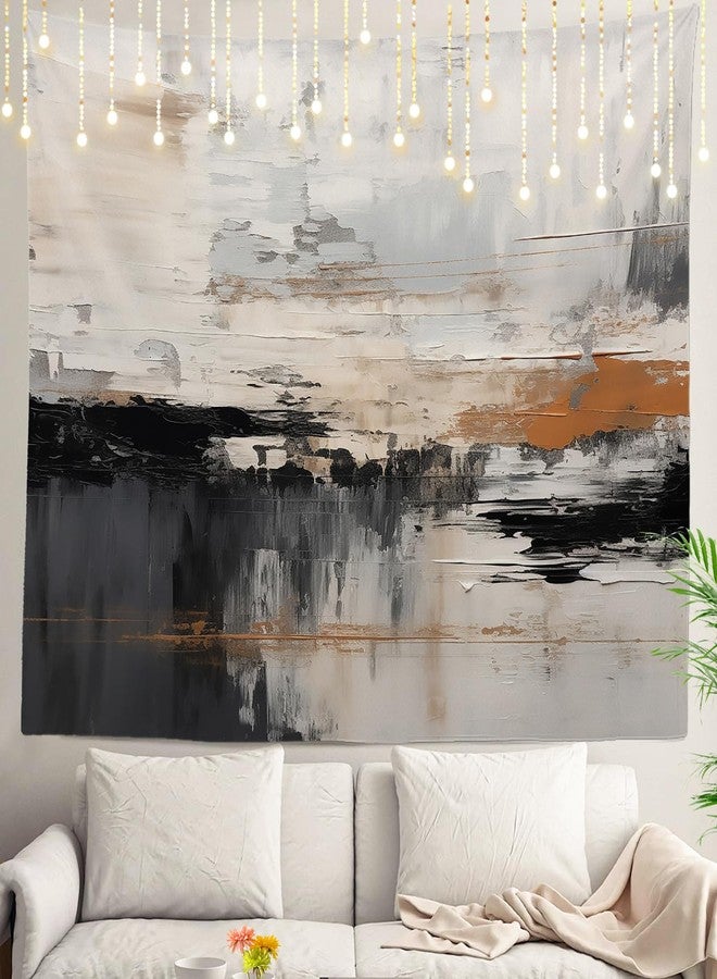 Shrahala Abstract Art Wall Tapestry, Blending Tones Wall Hanging Large Tapestry Decoration Polyester Fiber White Hem Around for Dorm Room Bedroom 39.1 x 59.1 in - Image 1
